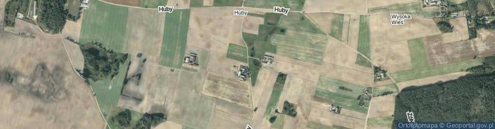 Zdjęcie satelitarne Huby ul.